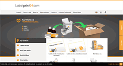 Desktop Screenshot of labelprint24.com