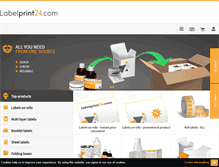Tablet Screenshot of labelprint24.com